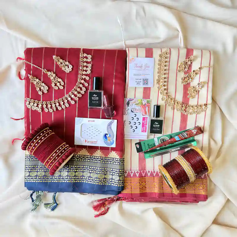 Special Luxury Saree Gift Combo - Premium Combo for Women